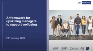 Upskilling managers to support wellbeing