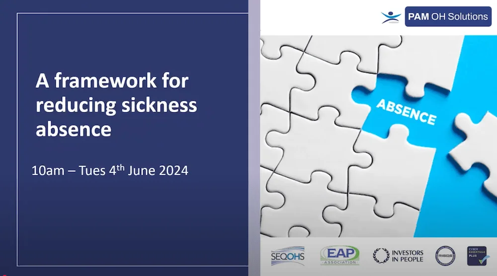 reducing sickness absence
