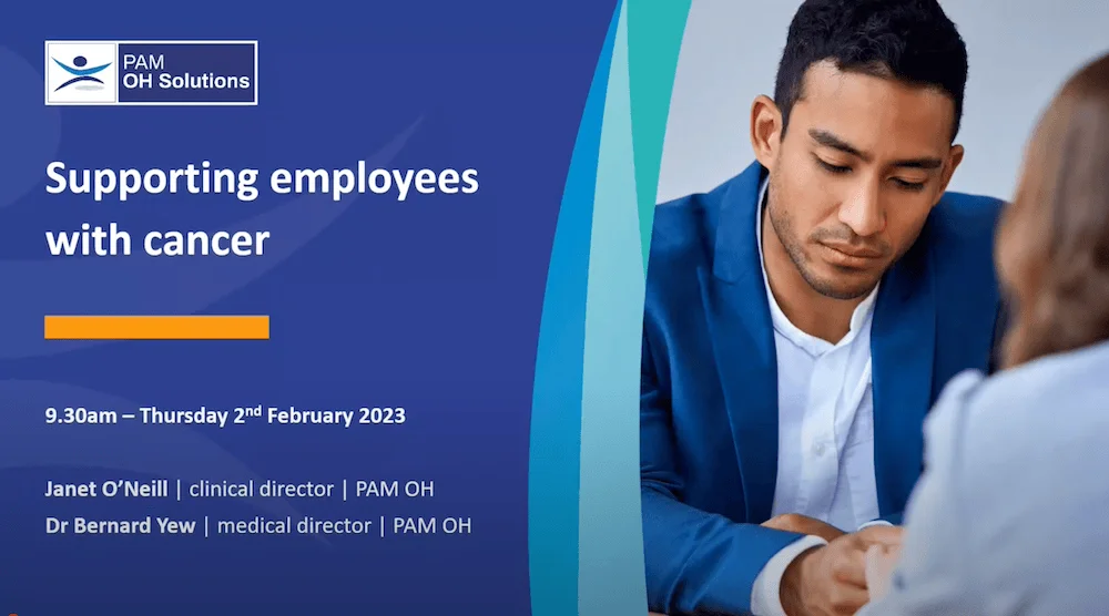 Supporting employees with cancer